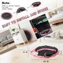 450 LBS Foldable Mini Trampoline for Adults, 40 inch Indoor Fitness Rebounder with U-Shape Adjustable Foam Handle, Quiet Bungee Jump System & Cordless Jump Ropes Image 7