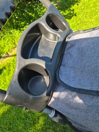 Trixie Grey Dog Buggy Stroller (Quick-Fold, Max 11kg)