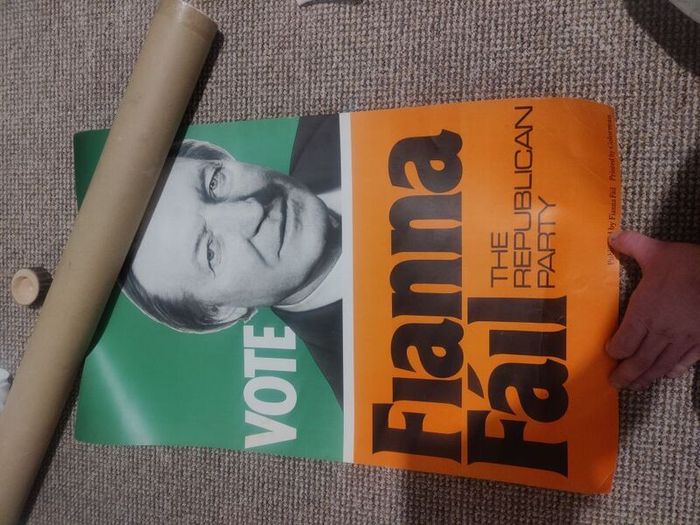 Charlie Haughey election Poster