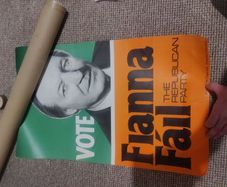 Charlie Haughey election Poster