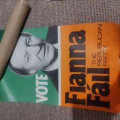 Charlie Haughey election Poster