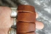 chunky wood effect bracelet