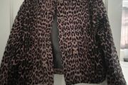 Gallery Denim Print Bomber Jacket
