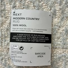 Brand New 100% Wool Rug
