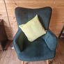 HOMCOM velvet wingback velvet chairs Image 4