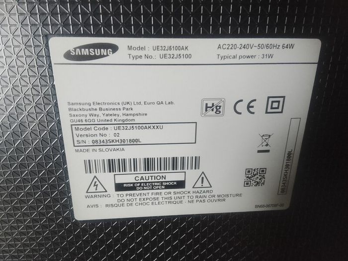 Samsung tv 32 inch