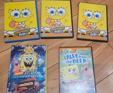 Free Spongebob Squarepants DVDs x5