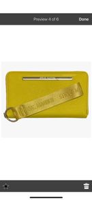 Steven Madden-brand new big wallet yellow great christmas present