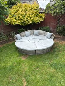 Garden Rattan Day Bed.