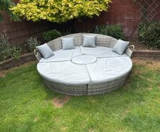 Garden Rattan Day Bed.