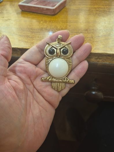 Vintage Owl Pendant