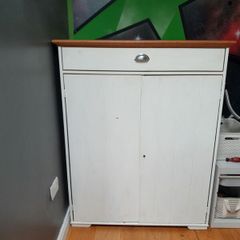 Tall Bathroom/ Storage Pine Cabinet