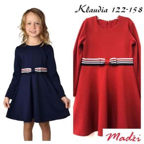 girl's red dress