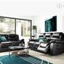 Brand New Axcel Leather Recliner Couches With Drop Down Cupholders Instock Offering Free Delivery Image 6