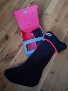 Hunter fleece welly socks