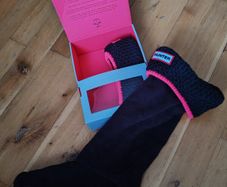 Hunter fleece welly socks