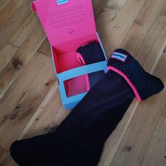 Hunter fleece welly socks
