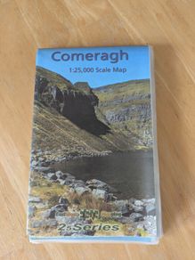 Comeragh Mountains Hiking Map