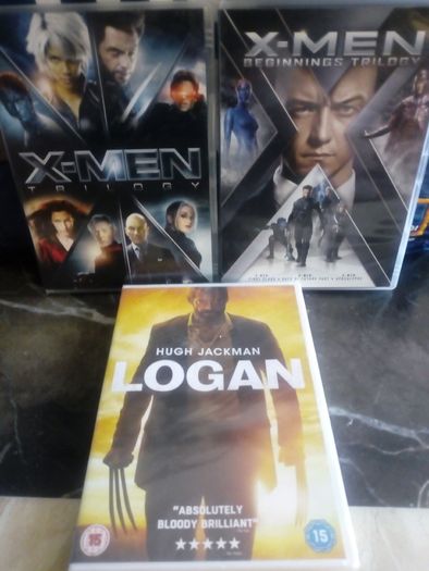 X-men 8 Movie  Dvd Collection Logan Marvel