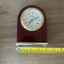 Howard Miller wooden and brass clock Image 4