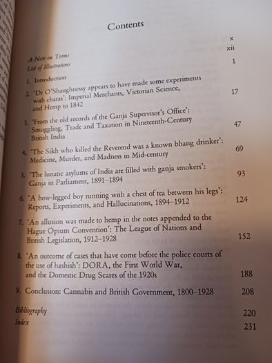 Cannabis Britannica / Empire,Trade & Prohibition, 1800 - 1928 / James H. Mills / Oxford University Press/ 1st edition, / 2003