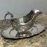 silver plated gravy sauce boat Image 3