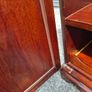 Mahogany TV Cabinet / Hi-Fi Cabinet with Bi-Fold Doors Image 6