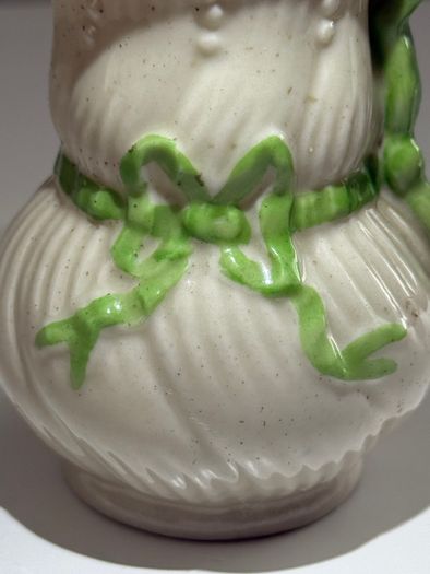 Antique Belleek Fermanagh Ireland Miniature Cream Jug.  2nd Mark (1891 to 1926)