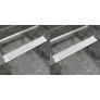 Linear Shower Drain 2 pcs Wave 730x140 mm Stainless Steel Image 10