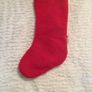 Plush Christmas Snowmsn Stocking Image 2