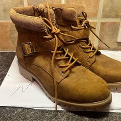 New Look brown suede ankle boots
