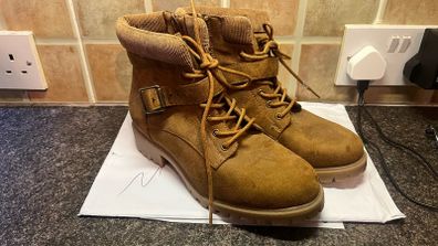 New Look brown suede ankle boots