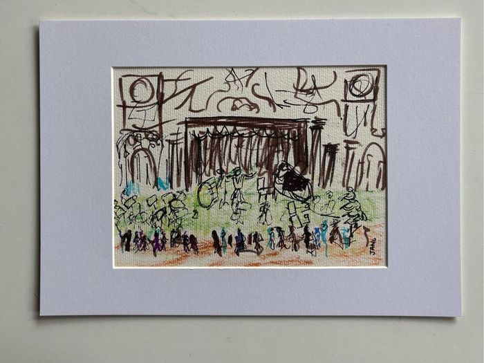 Original Art Orchestra Concert Music Art