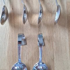 Ernesto stainless steel spoons/ladles X 6