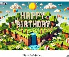 Mindcraft Birthday party bits (on sale)