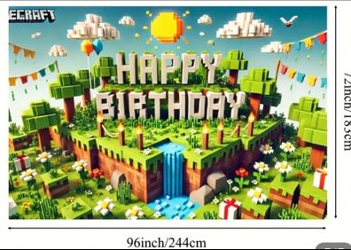 Mindcraft Birthday party bits (on sale)