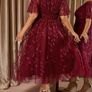 BNWT Stunning Dress with Sparkly Threads & Sequins - excellent for a wedding, anniversary, birthday, party etc Image 5