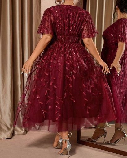 Stunning Dress with Sparkly Sequins size 20 + matching jewelry sets available