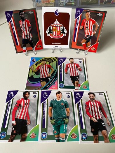 2025/2026 Topps Chrome and premiere league topps cards