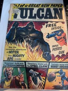 Vulcan Comic #1 nice copy Trigan Empire Robot Archie 1975 RARE.