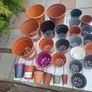 46 Plastic Plant Pots - all shapes and sizes Image 2