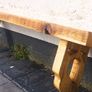Rustic country stove mantle / floating shelf Image 6