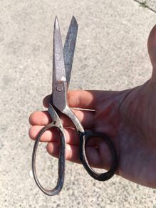 Early Twentieth Century Wiss USA Forged Tailoring Sheers