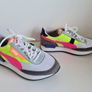 Puma sport shoes trainers runners colourfull uk4 EU 37 Image 7
