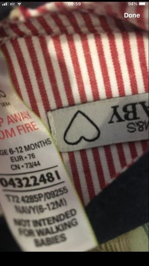 Boys M&S shoes 3/6 mths
