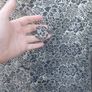 Black and gold metallic brocade coat (free post) Image 10