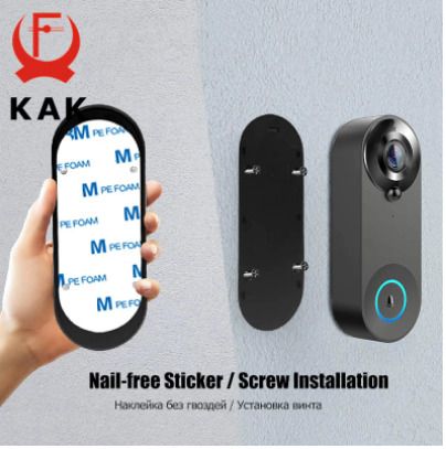 Wireless WiFi Video Doorbell Camera Smart Door Viewer Motion Detection Night Vision Visual Intercom