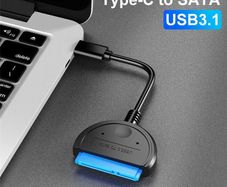USB 3.1 (Type-C) to SATA 3.0 (5Gbps) Converter Adapter Cable for 2.5" SATA HDD/SSD (Brand New/Warranty)