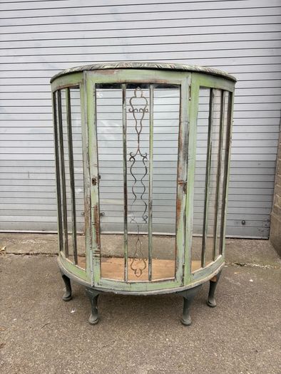 Half round cabinet