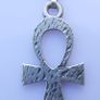 Vintage Sterling Silver 925 Ankh Pendant and Chain length 16,5" / 2,37g Image 7